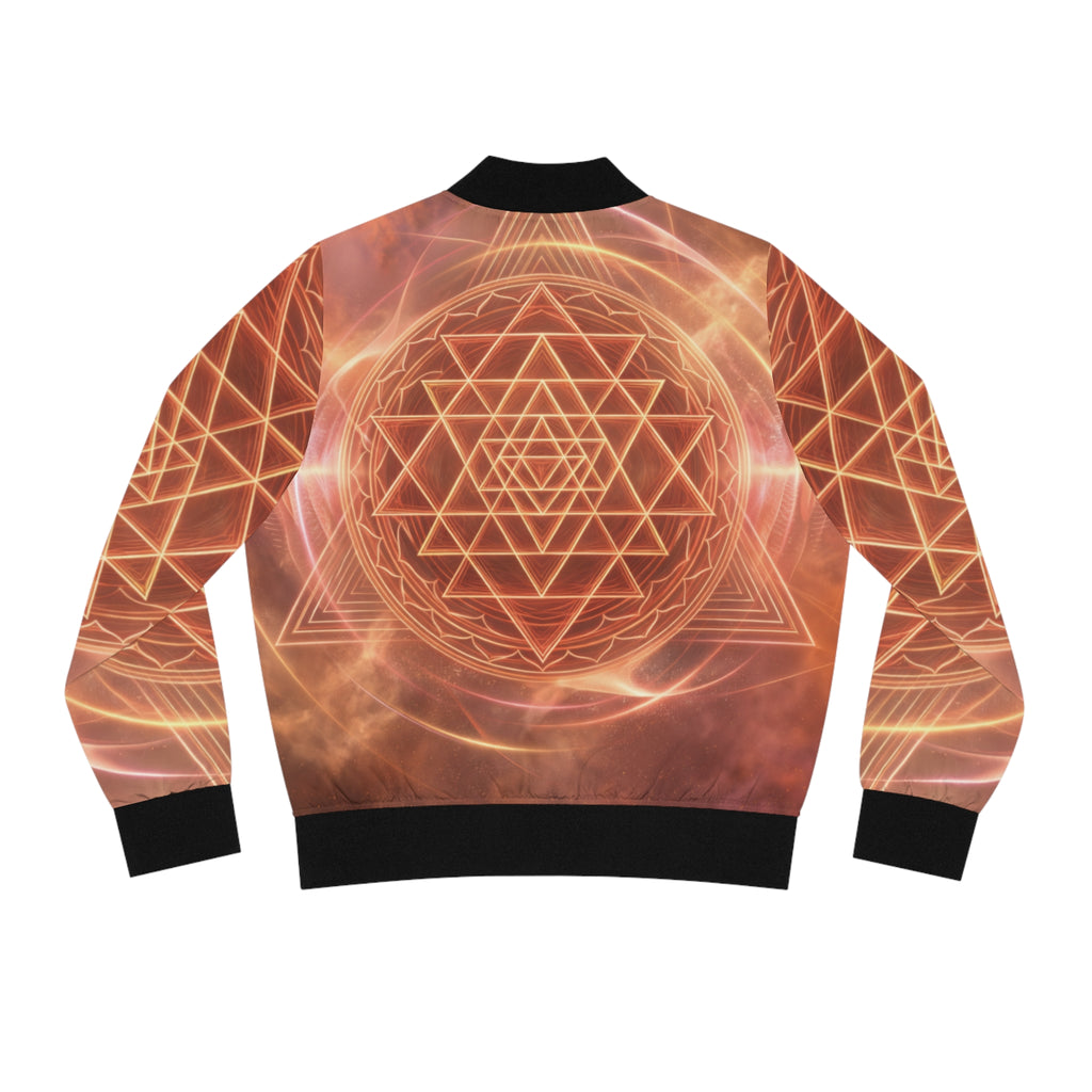Merkaba Ascension Jacket | Sacred Geometry Energy Jacket | High-Frequency Activation Wear | Masculine Feminine Balance | Statement Spiritual Apparel