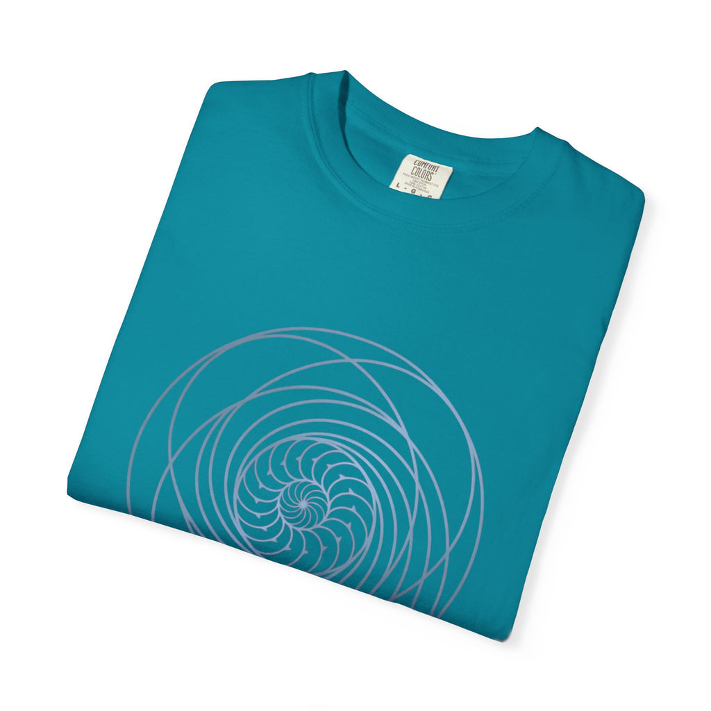 Spiral Mandala Tee | Minimal Sacred Geometry Graphic | Create Collection