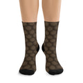 Stay Strong & Spiral On Socks | Sacred Geometry Crew Socks | Vortex Flow Energy Wear