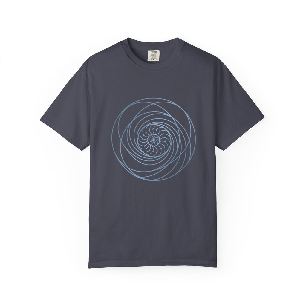 Spiral Mandala Tee | Minimal Sacred Geometry Graphic | Create Collection