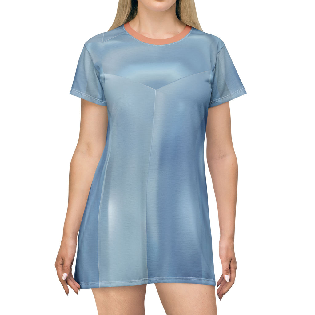 Shree Yantra Alignment Dress | Sacred Geometry T-Shirt Dress | Elevate Collection