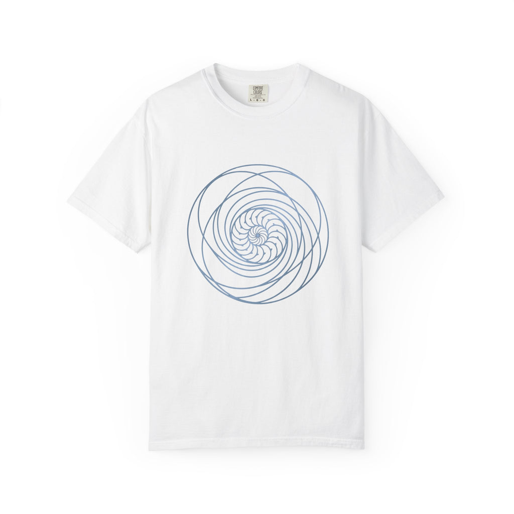 Spiral Mandala Tee | Minimal Sacred Geometry Graphic | Create Collection