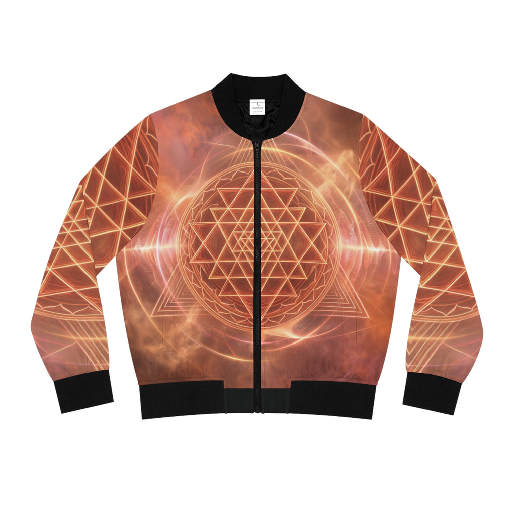 Merkaba Ascension Jacket | Sacred Geometry Energy Jacket | High-Frequency Activation Wear | Masculine Feminine Balance | Statement Spiritual Apparel