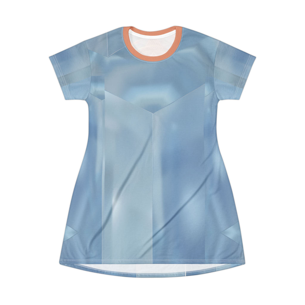 Shree Yantra Alignment Dress | Sacred Geometry T-Shirt Dress | Elevate Collection