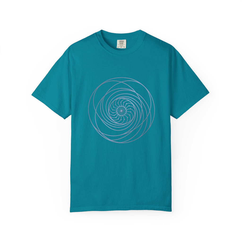 Spiral Mandala Tee | Minimal Sacred Geometry Graphic | Create Collection