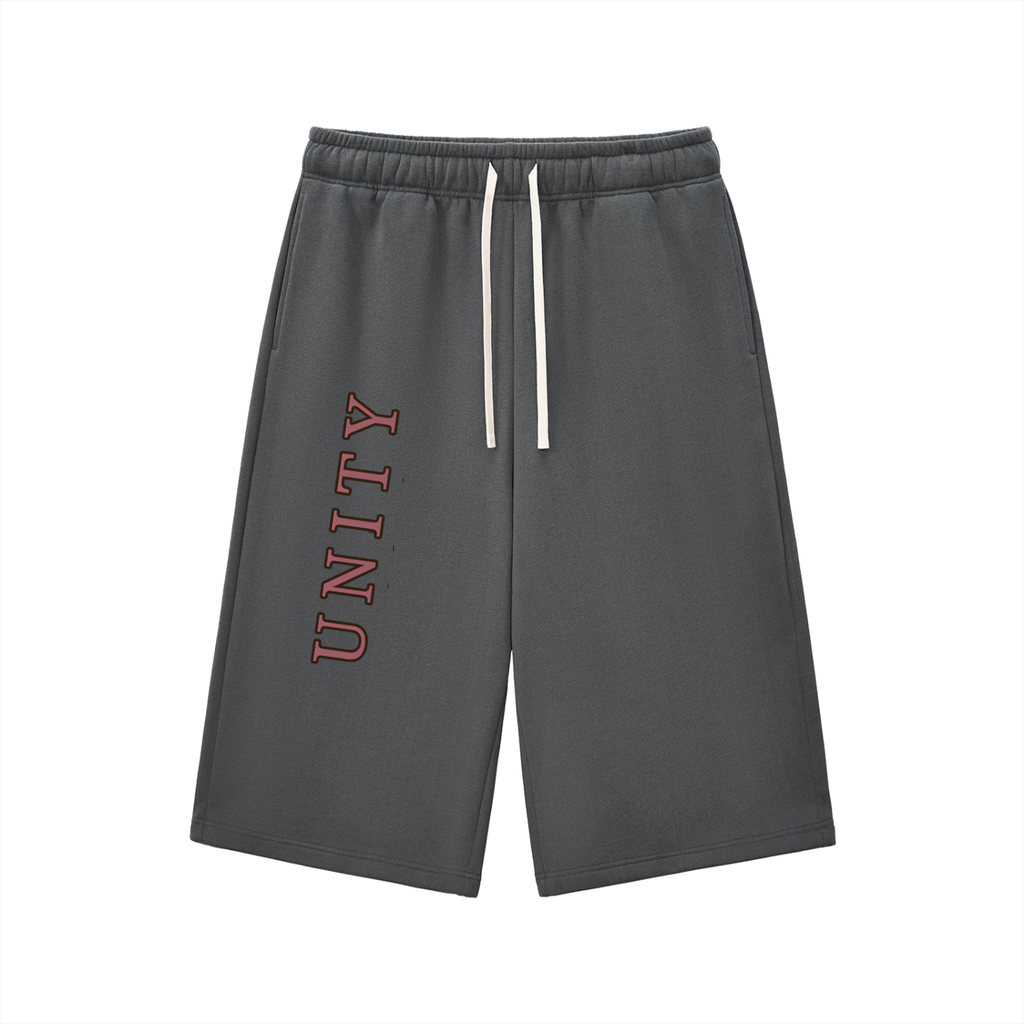 Relaxed Drawstring Three-quarter Sweatpants