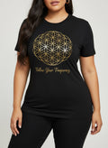 Rise Radiate Ripple Spiral Tee | Sacred Geometry Frequency Tee | Conscious Apparel