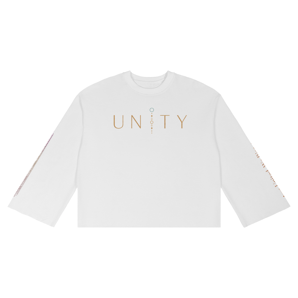 Unisex Waffle Raw Edge T-Shirt