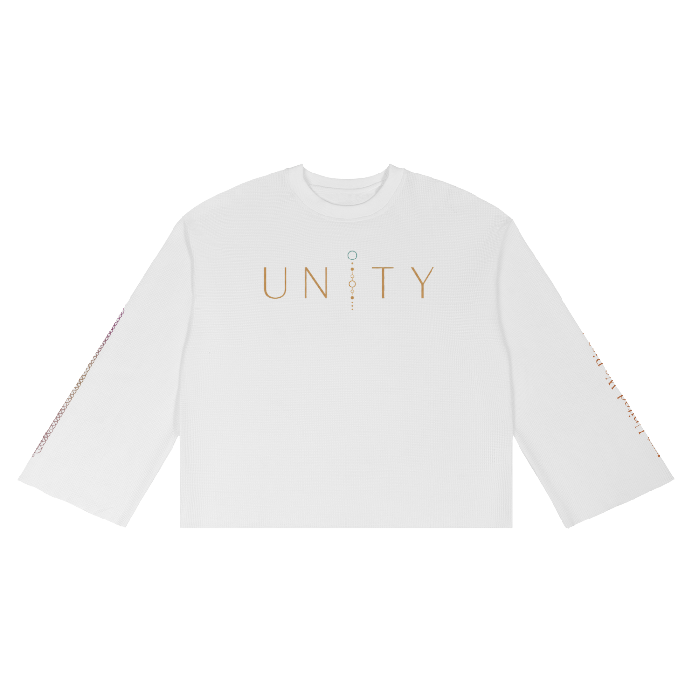 Unisex Waffle Raw Edge T-Shirt
