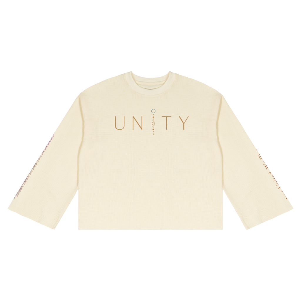 Unisex Waffle Raw Edge T-Shirt