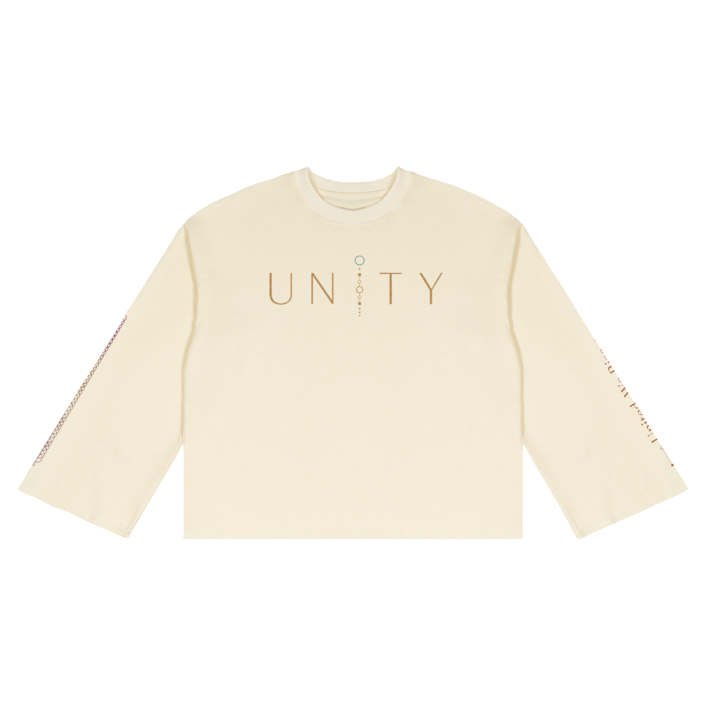Unisex Waffle Raw Edge T-Shirt